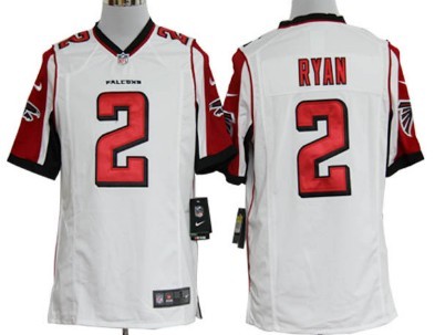 NFL White Atlanta Falcons 2 Quarterback Ryan Game Jersey